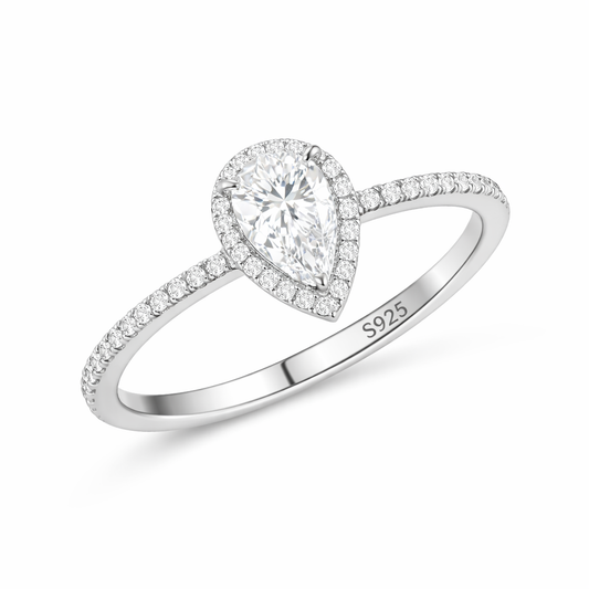 Peer Halo Ring | 925 Sterling Zilver