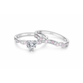 Heart Zirconia Ring Set | 925 Sterling Silver