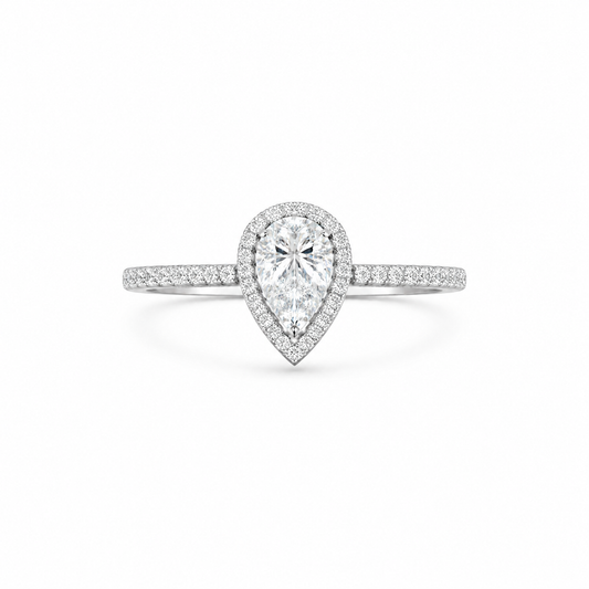 Peer Halo Ring | 925 Sterling Zilver