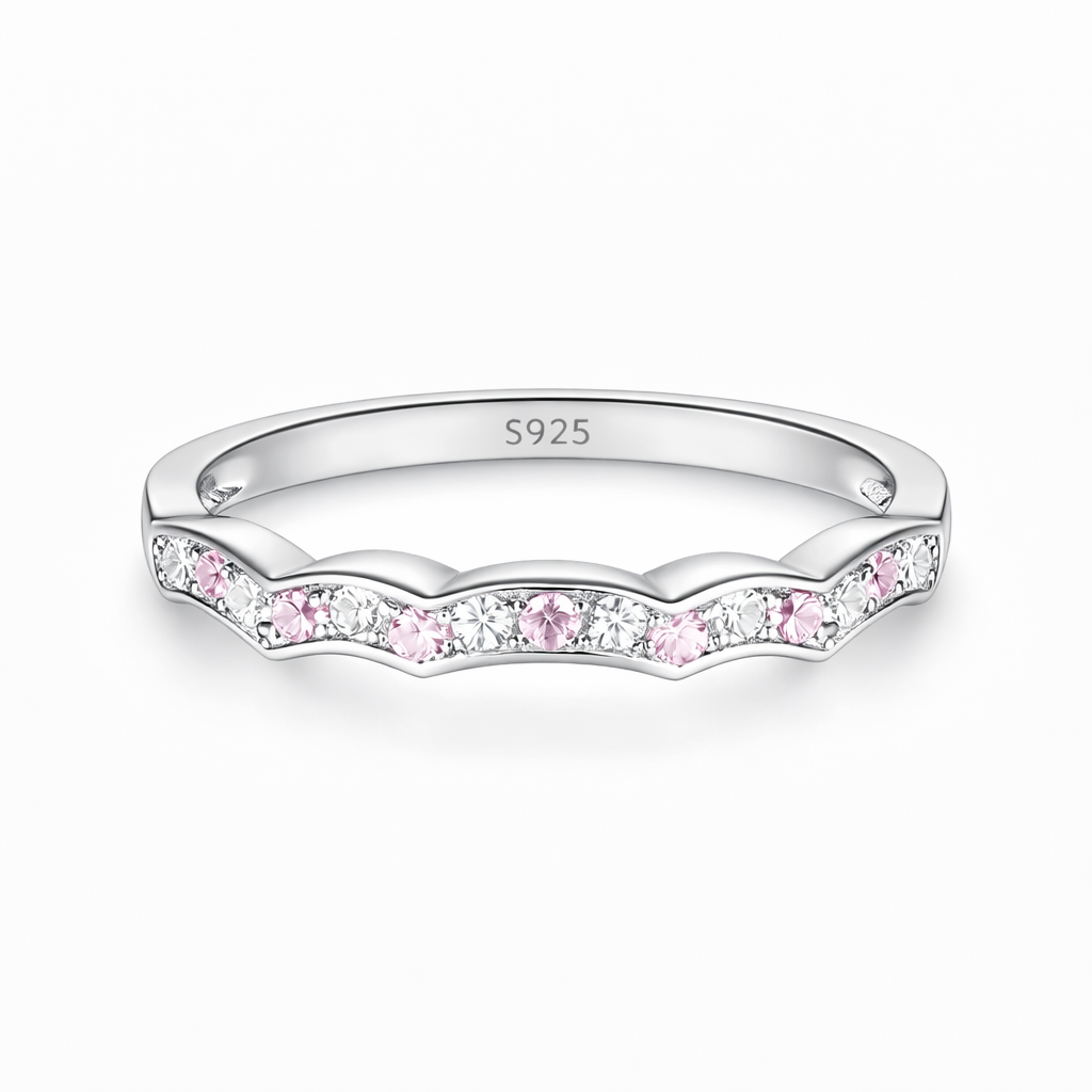 Heart Zirconia Ring Set | 925 Sterling Silver